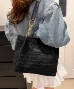 Plaid Chain Strap Handbag & Shoulder Bag - Image 2