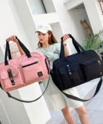 Travel Gym Bag with Shoe Compartment & Wet/Dry Separation - Image 2