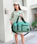 Travel Gym Bag with Shoe Compartment & Wet/Dry Separation - Image 4