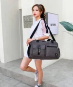 Travel Gym Bag with Shoe Compartment & Wet/Dry Separation - Image 3