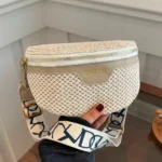 Woven Straw Crossbody Bag – Summer Mini Waist & Sling Bag