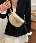 Woven Straw Crossbody Bag – Summer Mini Waist & Sling Bag - Image 6