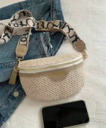 Woven Straw Crossbody Bag – Summer Mini Waist & Sling Bag - Image 2