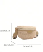 Woven Straw Crossbody Bag – Summer Mini Waist & Sling Bag - Image 8