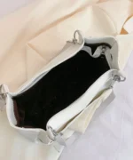 Minimalist Shoulder Tote Bag with Chain Strap – Large Capacity - Image 5
