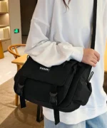 Minimalist Messenger Bag – Lightweight Casual Crossbody Shoulder Bag - Image 2