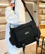 Minimalist Messenger Bag – Lightweight Casual Crossbody Shoulder Bag - Image 4