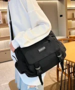 Minimalist Messenger Bag – Lightweight Casual Crossbody Shoulder Bag - Image 3