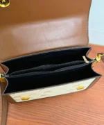 Vintage Monogram Crossbody Bag – Elegant Square Shoulder Handbag - Image 3
