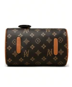 Mini Monogram Boston Bag with Rabbit Charm - Image 5