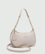 Elegant Mini Shoulder Bag with Cherry Charm - Image 4