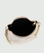 Elegant Mini Shoulder Bag with Cherry Charm - Image 5
