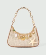 Boho Shell Charm Straw Shoulder Bag – Summer Beach Edition - Image 18
