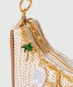 Boho Shell Charm Straw Shoulder Bag – Summer Beach Edition - Image 16