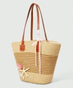 Boho Shell Charm Straw Shoulder Bag – Summer Beach Edition - Image 15