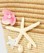 Boho Shell Charm Straw Shoulder Bag – Summer Beach Edition - Image 14