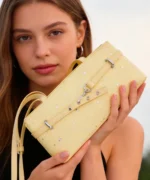 Vintage Suede Tote Bag with Belt Detail – Retro Shoulder Edition - Image 38