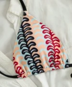 Abstract Print Bikini Set - Image 6