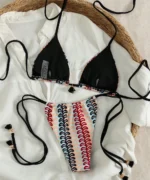 Abstract Print Bikini Set - Image 2