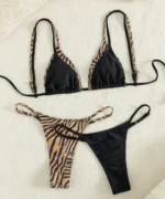 Animal Print 3-Piece Bikini Set - Image 6