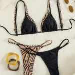 Animal Print 3-Piece Bikini Set