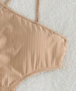 Apricot Cut-Out Monokini Swimsuit - Image 6