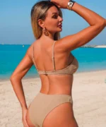 Apricot Cut-Out Monokini Swimsuit - Image 4