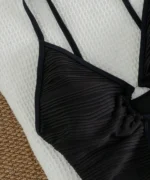 Black Cut-Out Monokini Swimsuit - Image 6