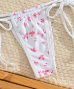 Floral Tie-Back Bikini Set - Image 6