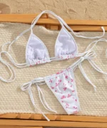 Floral Tie-Back Bikini Set - Image 2