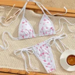 Floral Tie-Back Bikini Set