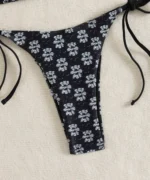 Floral Tie-Side Bikini Set - Image 7