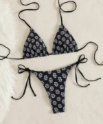Floral Tie-Side Bikini Set - Image 5