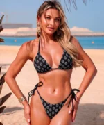 Floral Tie-Side Bikini Set - Image 3