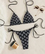 Floral Tie-Side Bikini Set