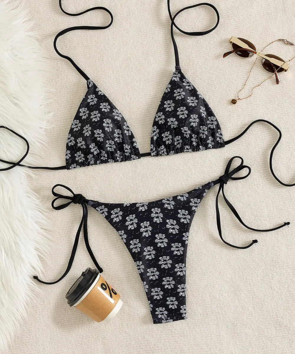 floraltiesidebikiniset07 Floral Tie-Side Bikini Set - Image 1