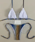 Geometric Triangle Bikini Set - Image 2