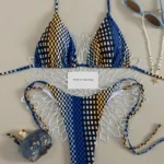 Geometric Triangle Bikini Set