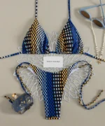 Geometric Triangle Bikini Set