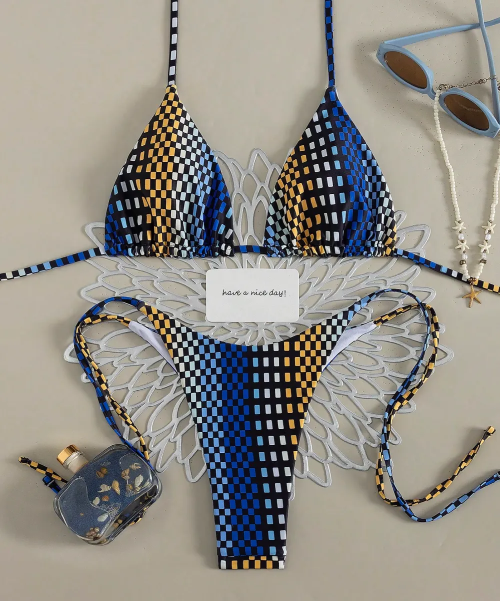 geometrictrianglebikiniset07 Geometric Triangle Bikini Set - Image 1