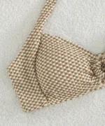 Gingham Twist Back Bikini Set - Image 6