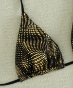 Gold Foil Polka Dot Bikini Set - Image 6