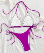 Grommet Triangle Bikini Set - Image 20