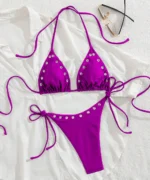 Grommet Triangle Bikini Set - Image 19