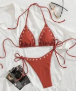 Grommet Triangle Bikini Set - Image 17