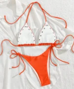 Grommet Triangle Bikini Set - Image 16