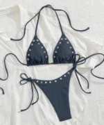 Grommet Triangle Bikini Set - Image 13