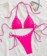 Grommet Triangle Bikini Set - Image 9