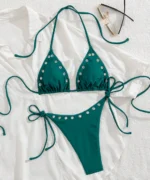 Grommet Triangle Bikini Set - Image 7