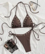 Grommet Triangle Bikini Set - Image 5